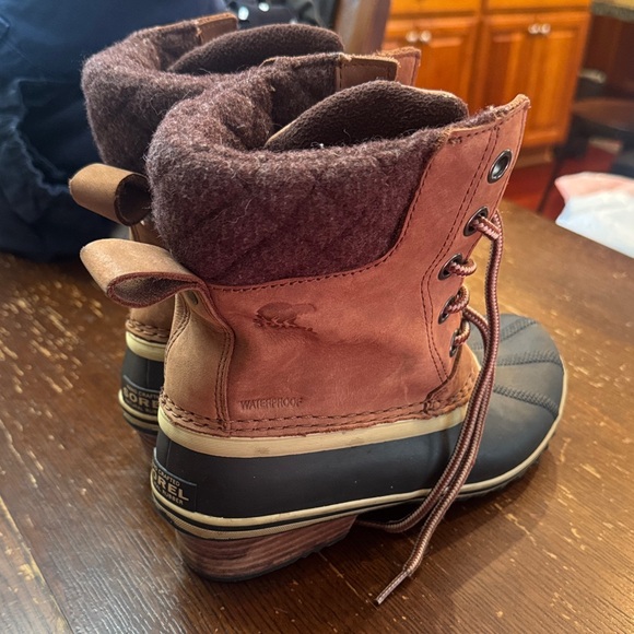 Sorel Shoes - Brown and Black Waterproof Boots
